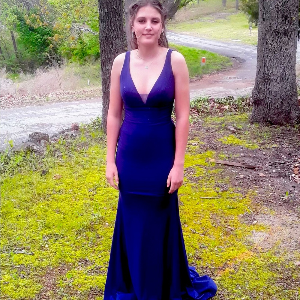 Blue prom or homecoming gown